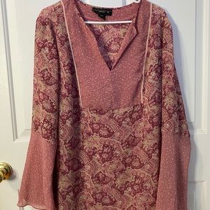 Long sheer cloak type top